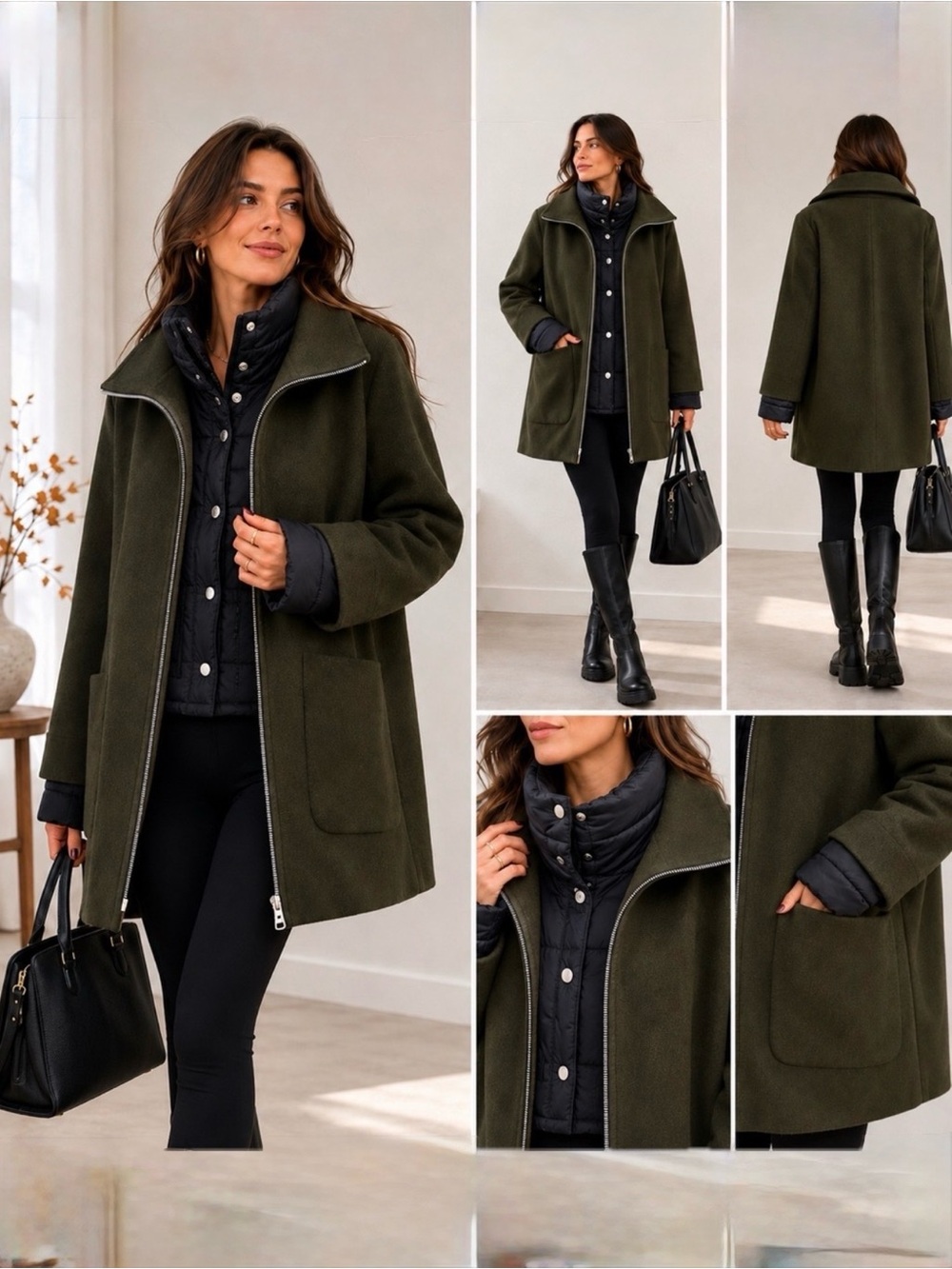 SOIA & KYO Layered Jacket